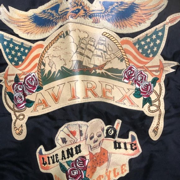 LIMITED EDITION AVIREX LEATHER MOTO BIKER VEST SIZE LARGE - Picture 9 of 13